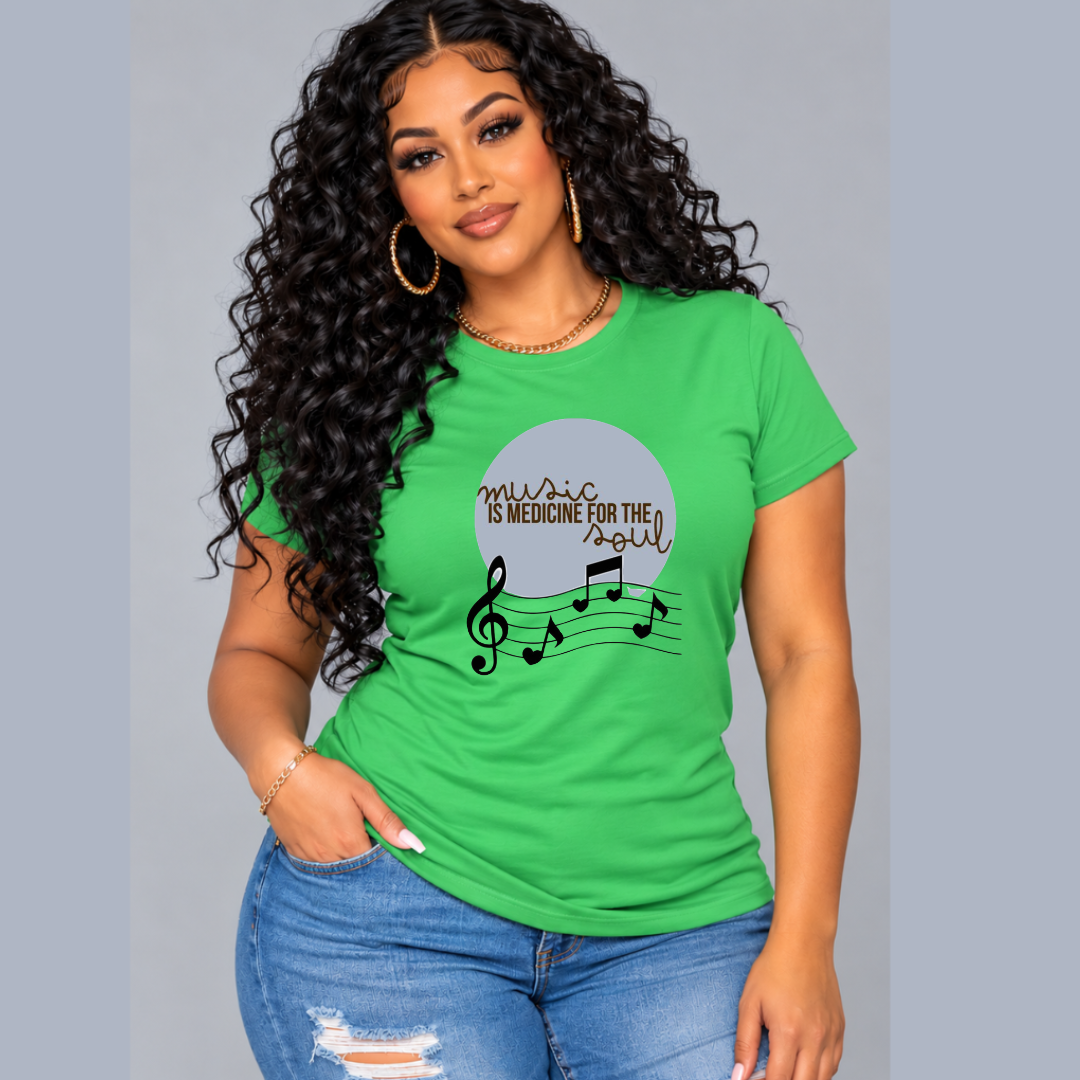 Music Is Medicine for the Soul – Unisex Short Sleeve T-Shirt