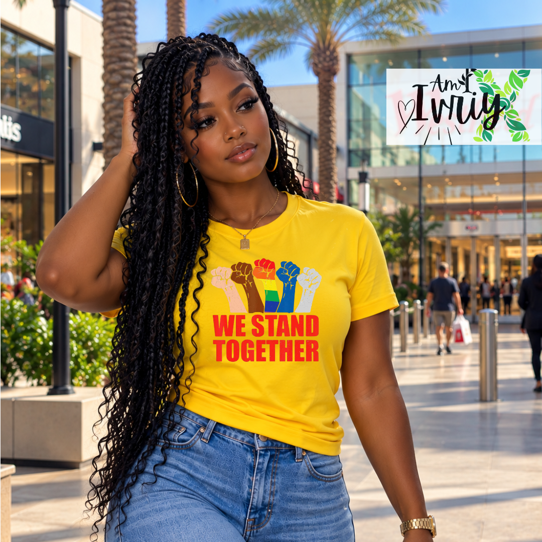 We Stand Together T-Shirt | Unity, Strength & Community Graphic Tee