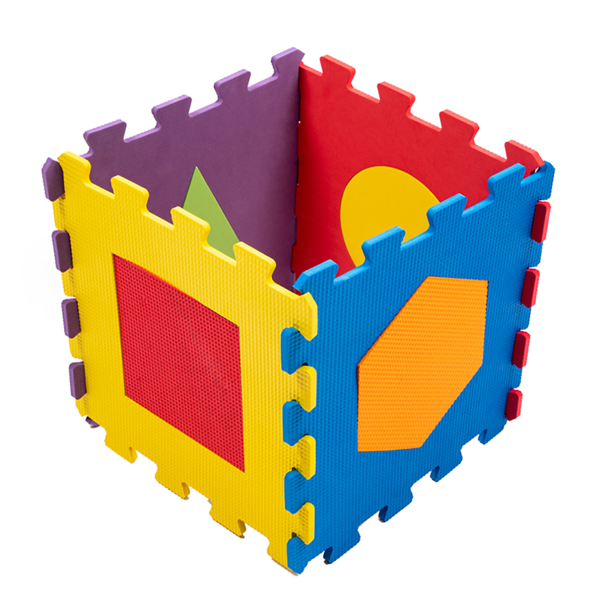 Matrax Eva Puzzle Play Mat, Geometric Shapes, 33 x 33 cm x 7 mm, 9