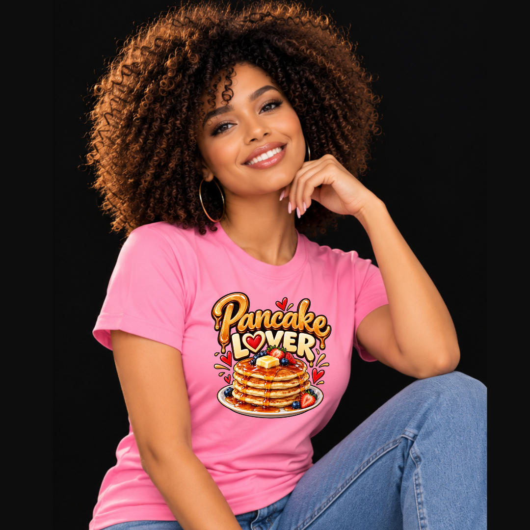 Pancake Lover T-Shirt – Stack Up the Good Vibes