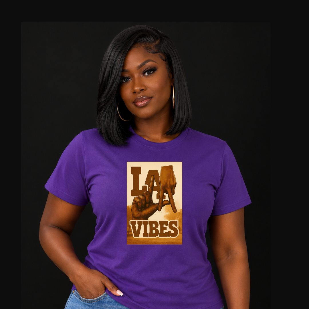 Los Angeles Brown T-Shirt  Ivriy American Streetwear