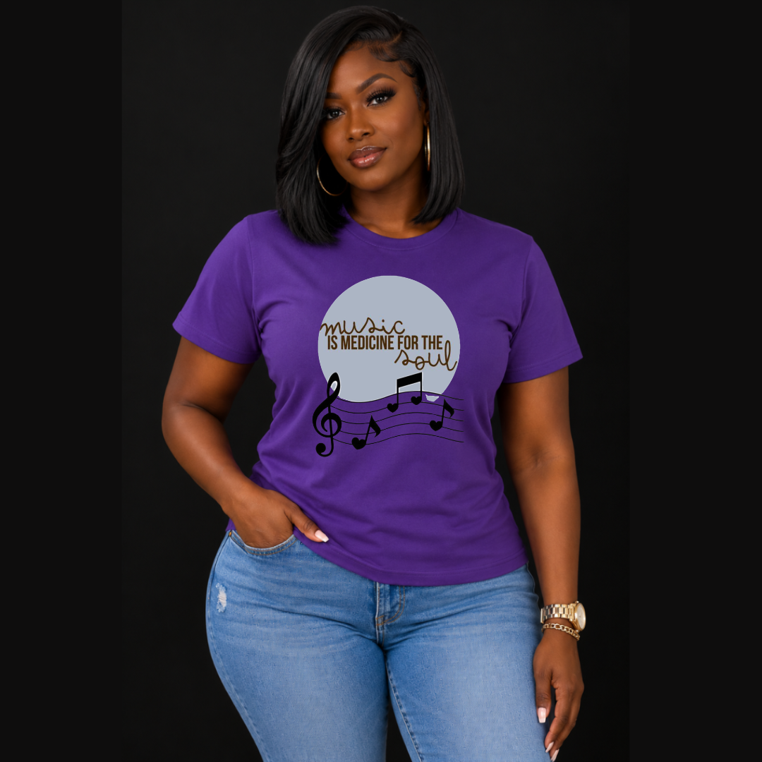 Music Is Medicine for the Soul – Unisex Short Sleeve T-Shirt