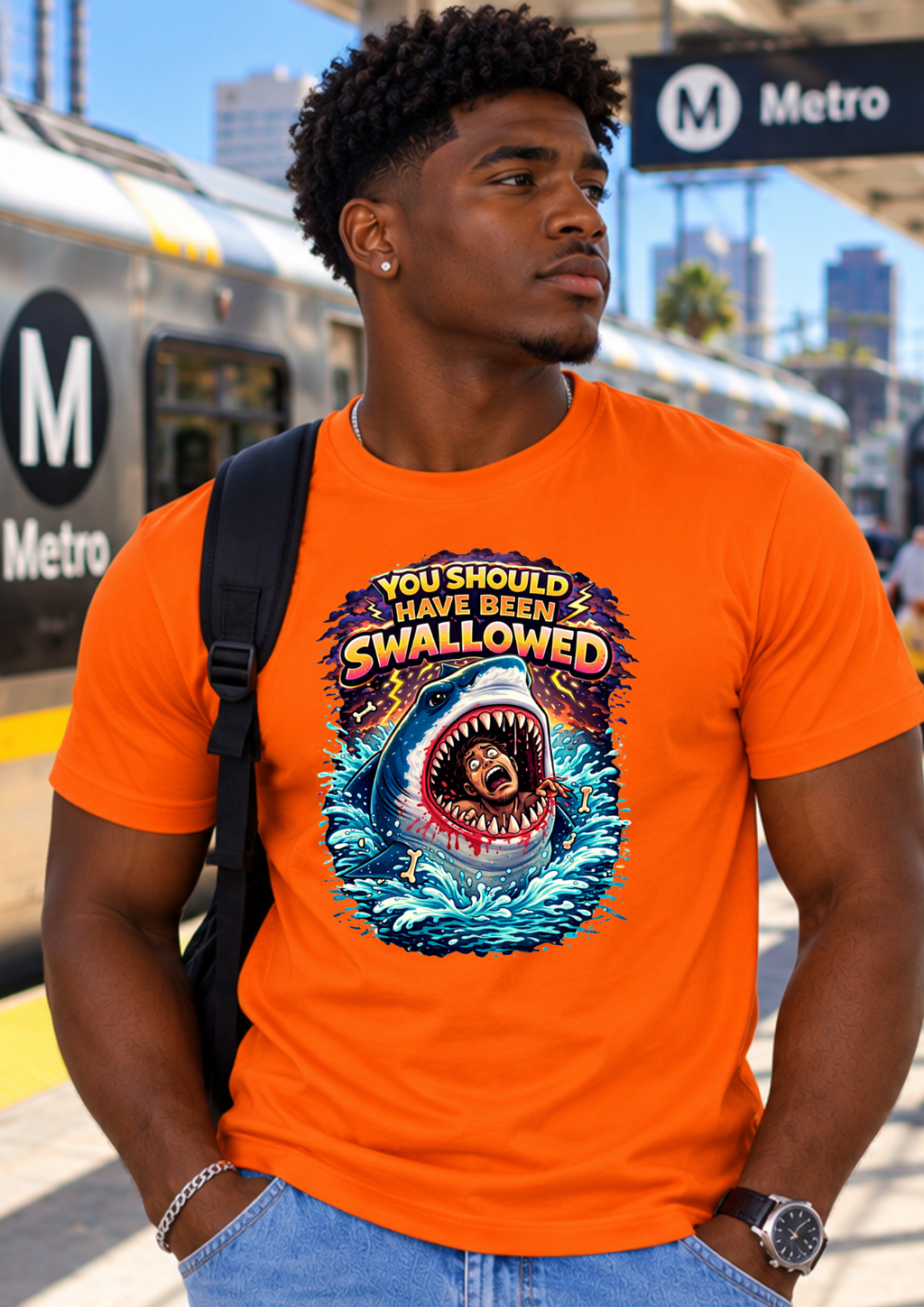 You Should Have Been Swallowed T-Shirt | Funny Sarcastic Graphic Tee | Ivriy American
