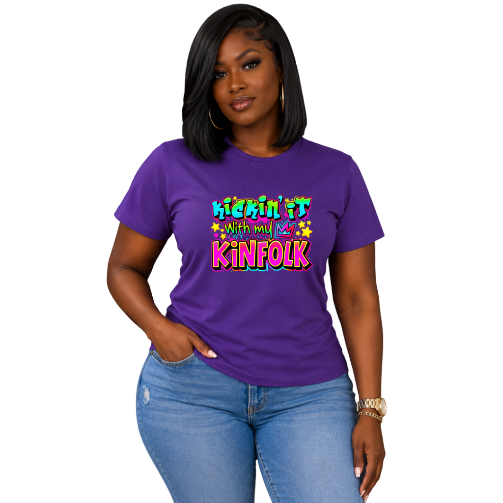 Kickin’ It With My Kinfolk T-Shirt – Bold Urban Streetwear