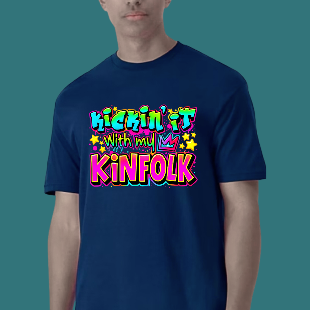 Kickin’ It With My Kinfolk T-Shirt – Bold Urban Streetwear