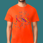 MUSIC Notes Short Sleeve T-Shirt – Unisex