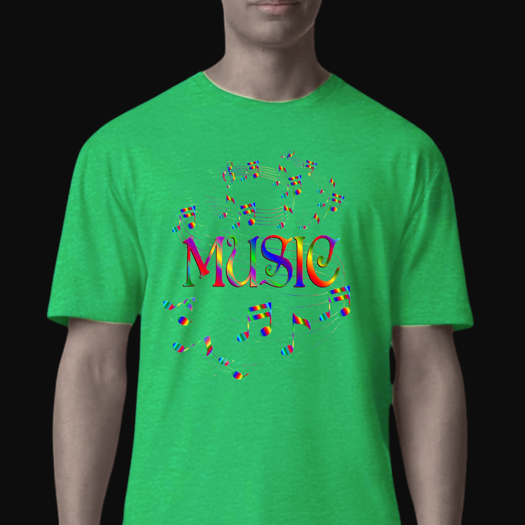 MUSIC Notes Short Sleeve T-Shirt – Unisex