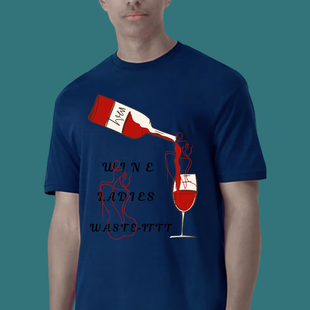 “Wine Ladies Wasted” Short Sleeve T-shirt