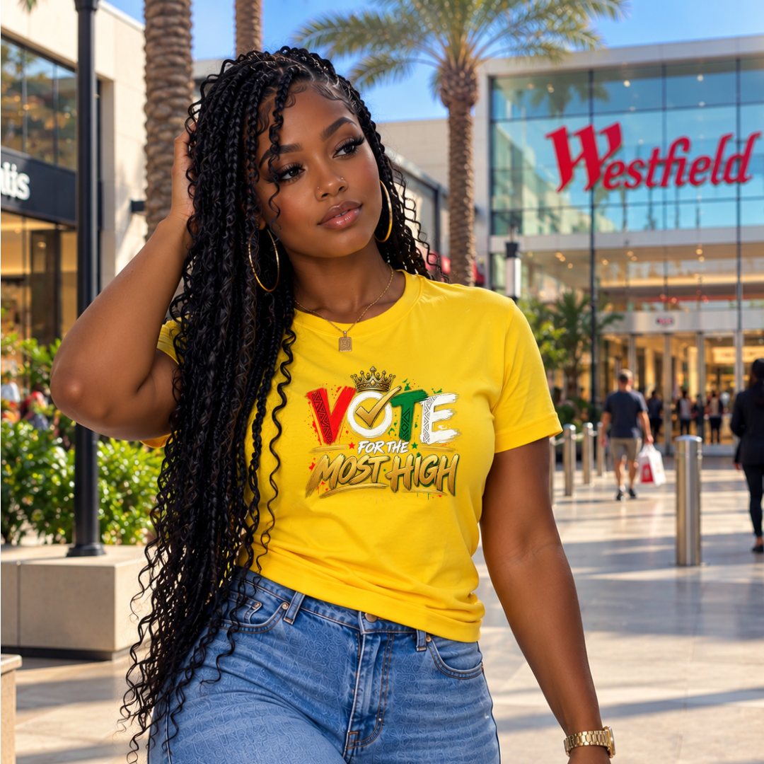 Vote for the Most High Faith Over Politics T-Shirt