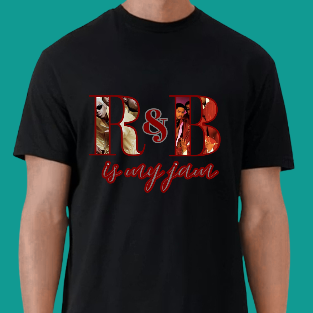 R&B Is My Jam T-Shirt | Vintage Music Lover Graphic Tee