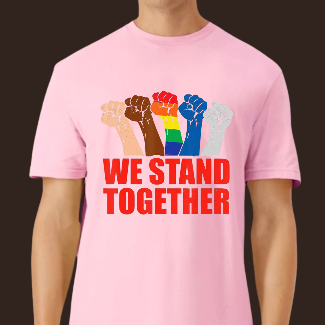 We Stand Together T-Shirt | Unity, Strength & Community Graphic Tee