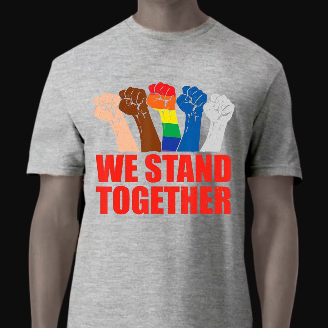 We Stand Together T-Shirt | Unity, Strength & Community Graphic Tee