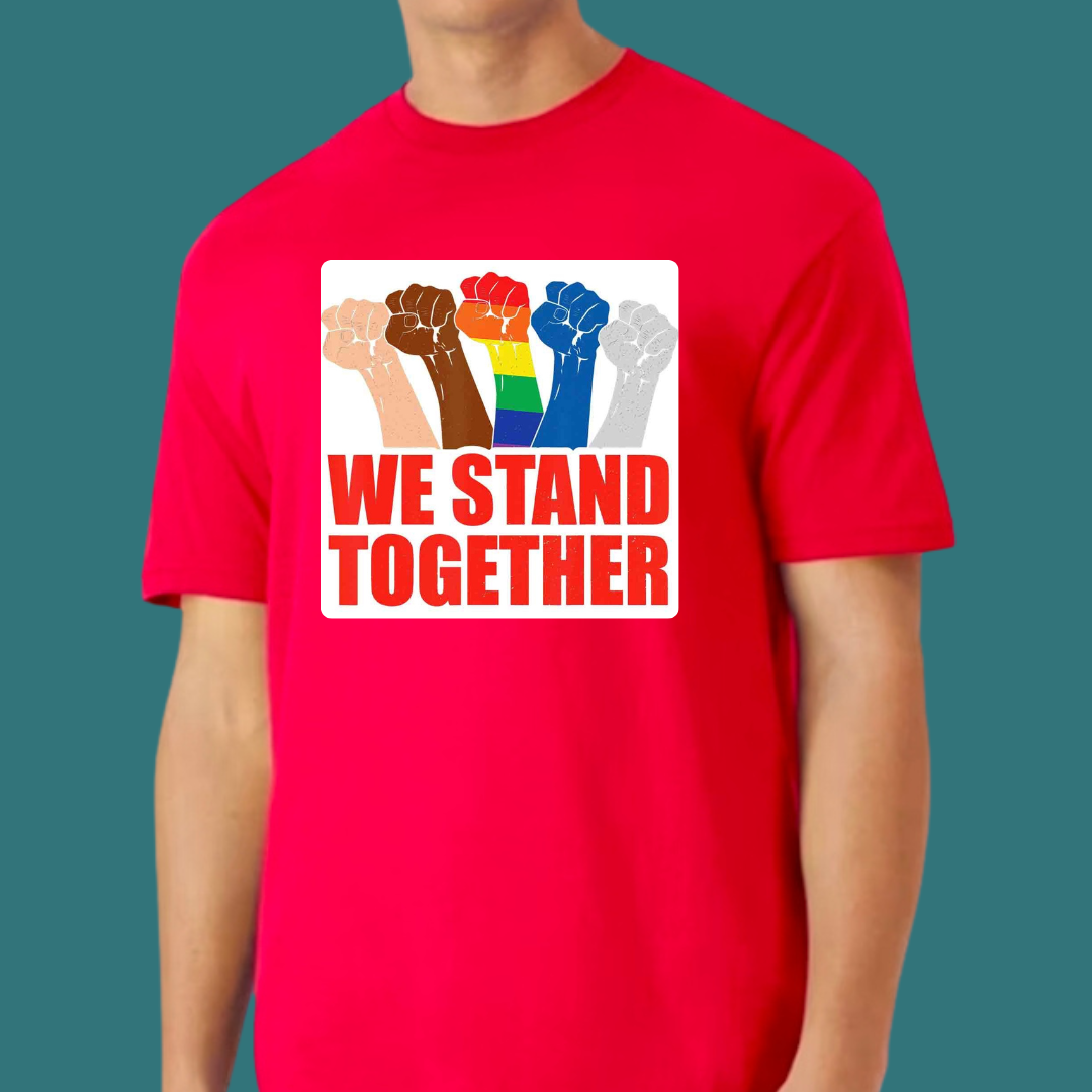 We Stand Together T-Shirt | Unity, Strength & Community Graphic Tee