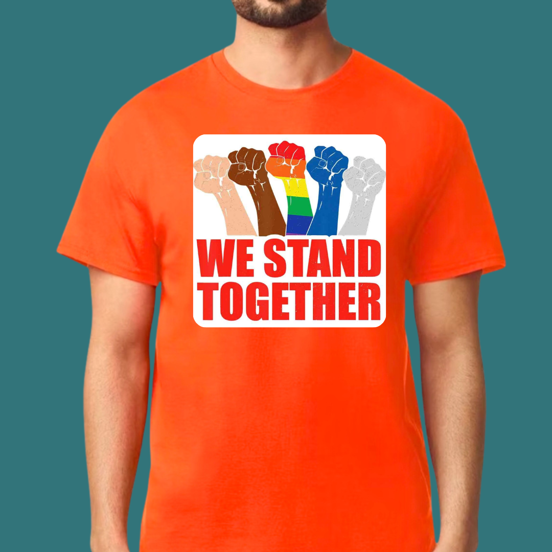 We Stand Together T-Shirt | Unity, Strength & Community Graphic Tee