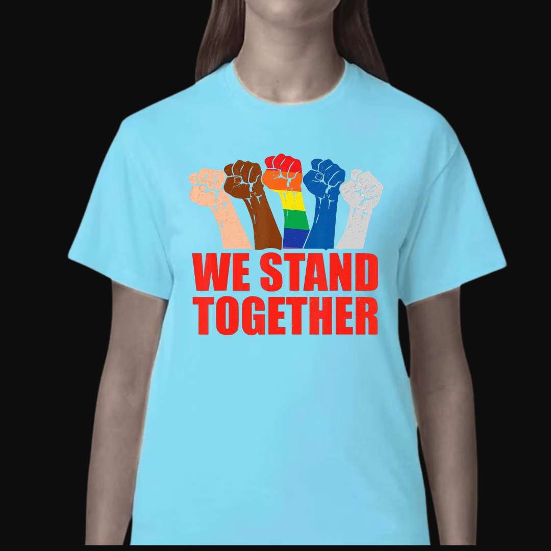 We Stand Together T-Shirt | Unity, Strength & Community Graphic Tee