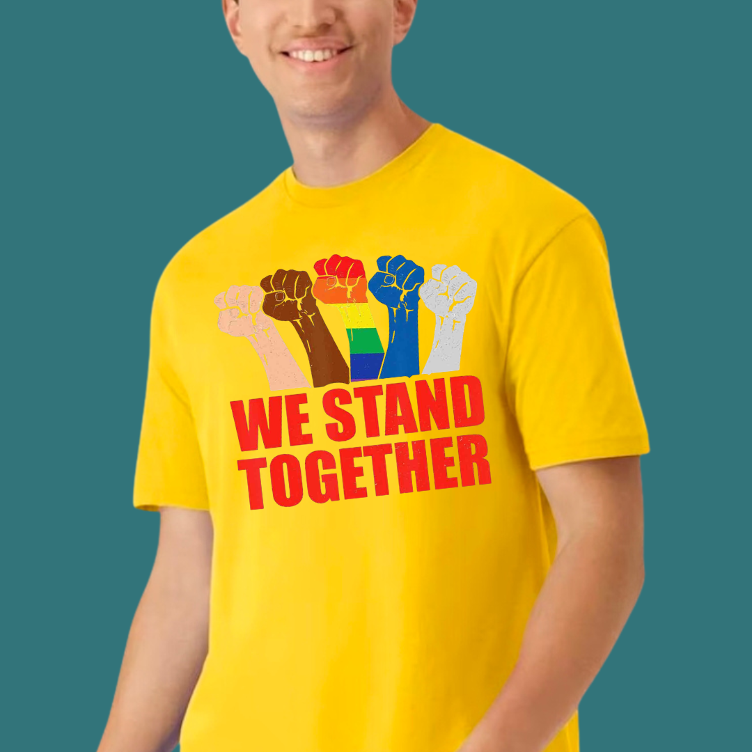 We Stand Together T-Shirt | Unity, Strength & Community Graphic Tee