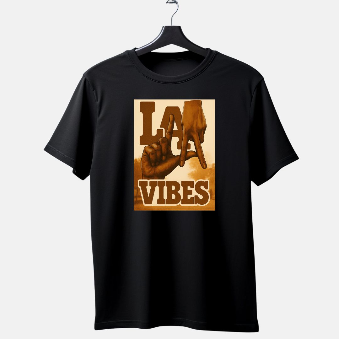 Los Angeles Brown T-Shirt  Ivriy American Streetwear