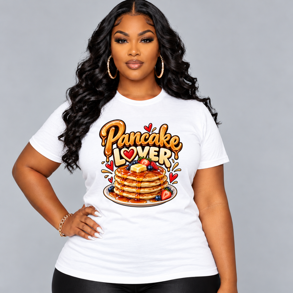 Pancake Lover T-Shirt – Stack Up the Good Vibes