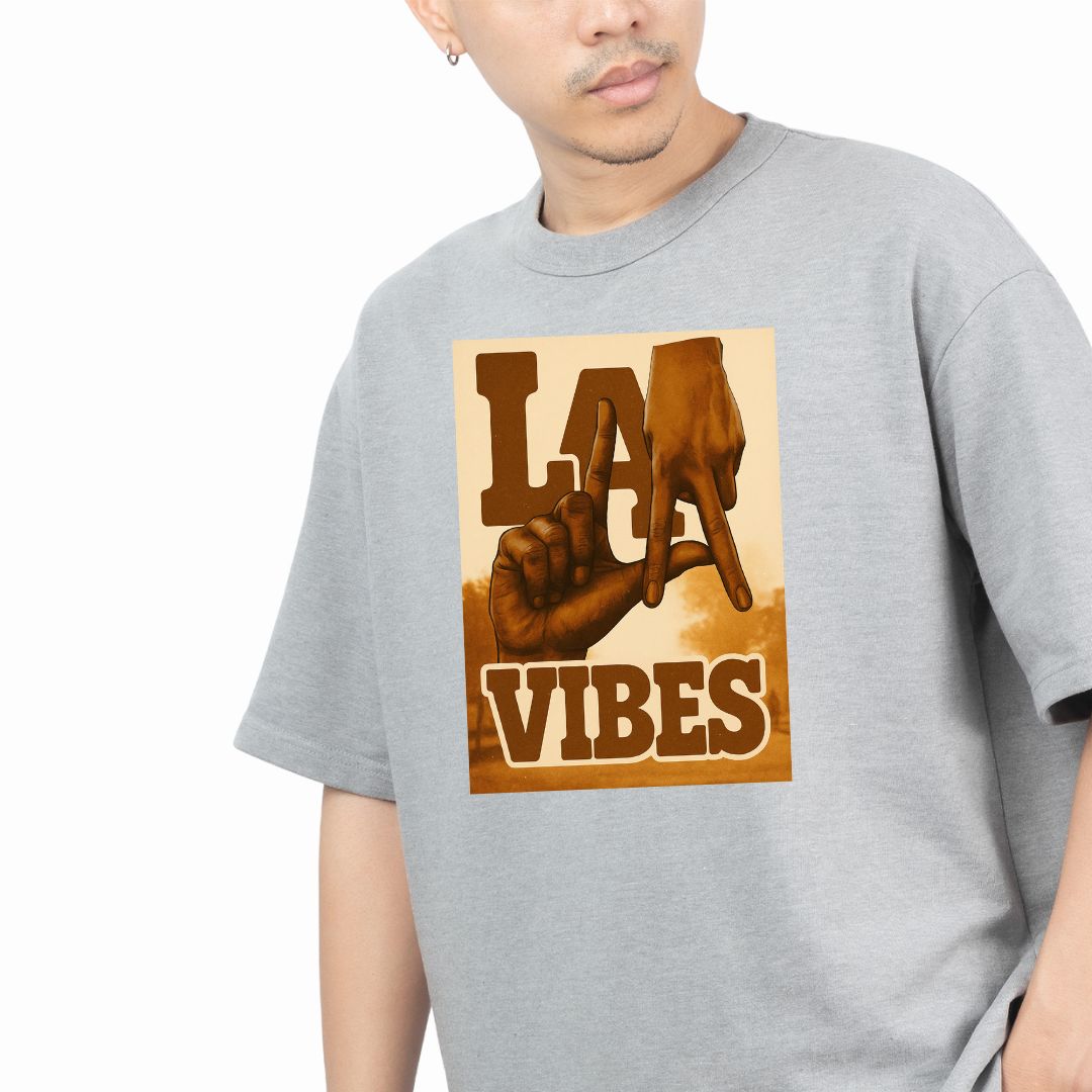 Los Angeles Brown T-Shirt  Ivriy American Streetwear