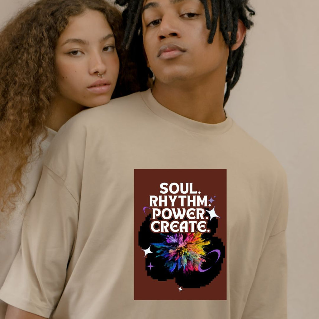 Soul Rhythm Power Create – Unisex Short Sleeve Tee