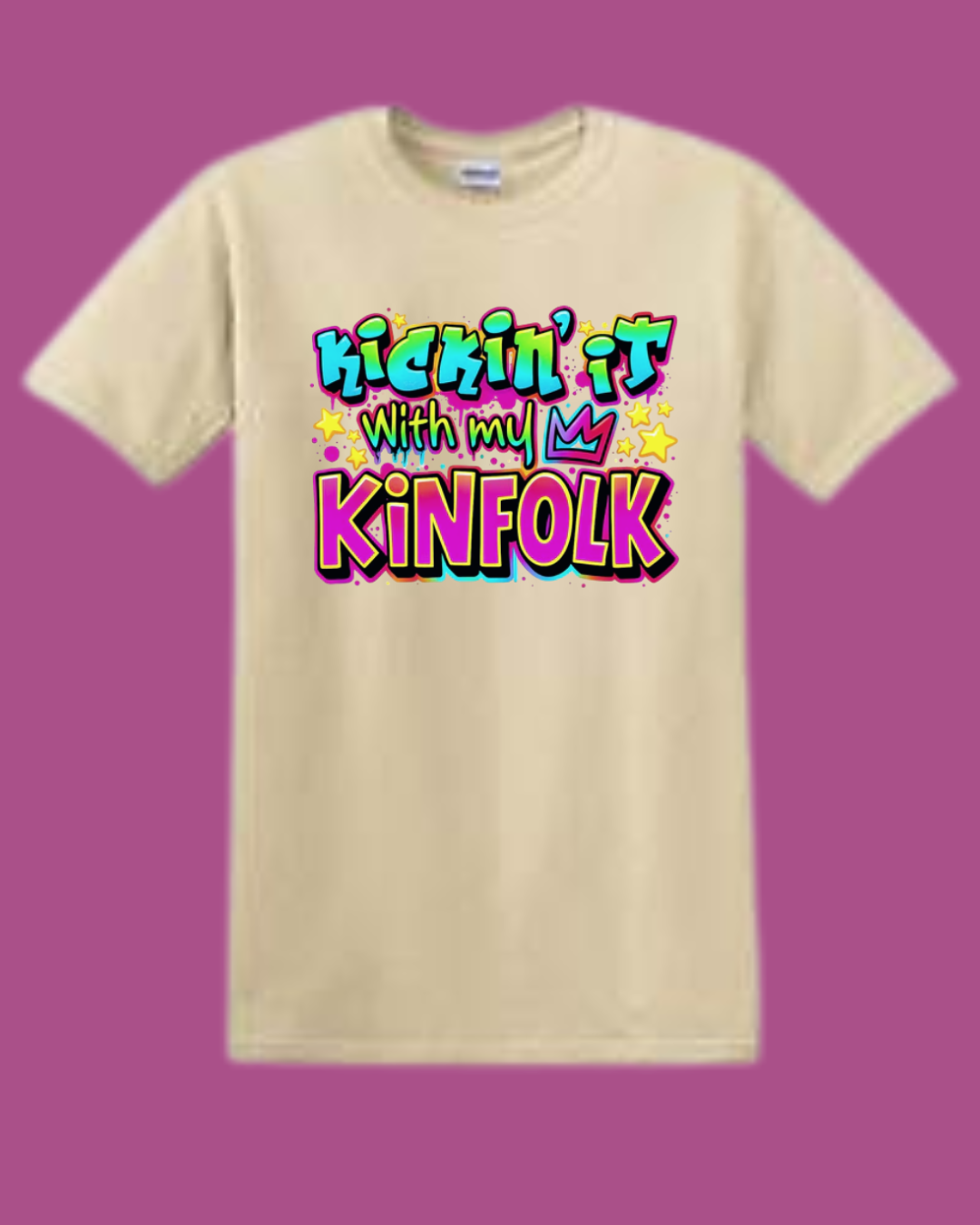 Kickin’ It With My Kinfolk T-Shirt – Bold Urban Streetwear