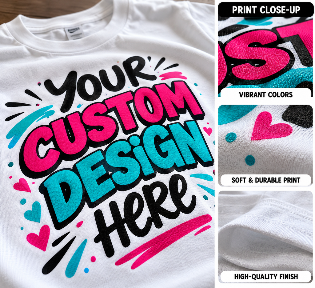Custom Printed T-Shirts – Your Design, Your Way