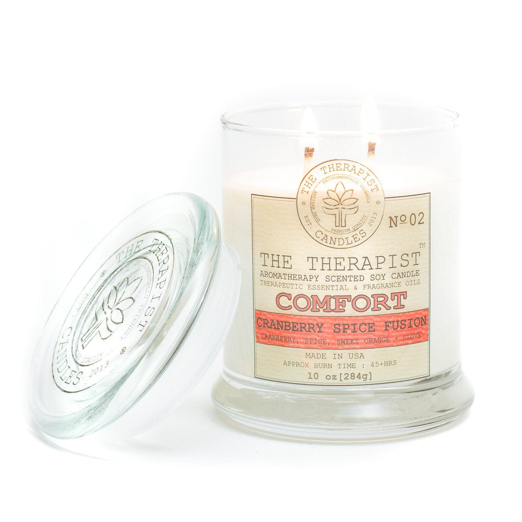 The Therapist Comfort Cranberry Spice  Soy Candle