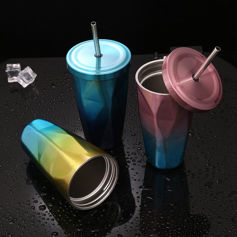 3D Geometric Stainless Tumbler