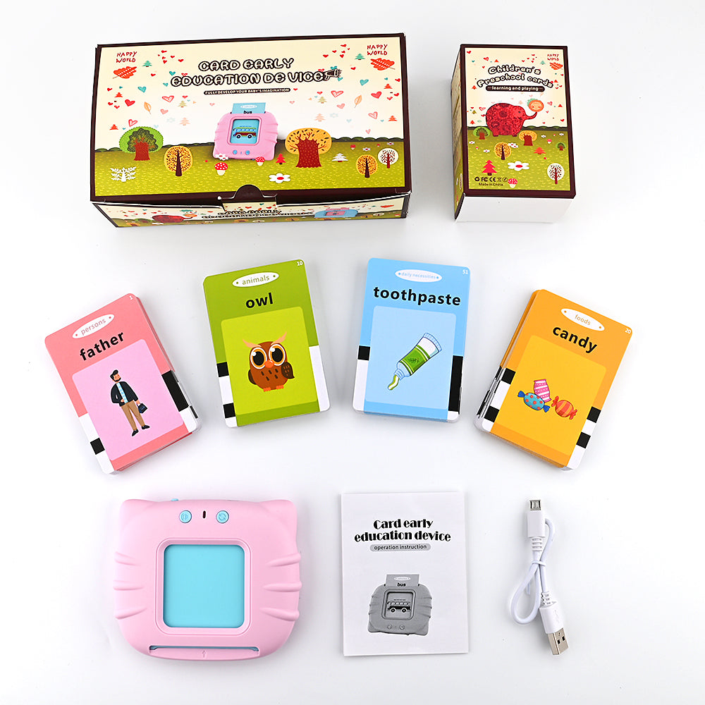 Kids Electronic Cognitive Cards Talking Cards Audio Books