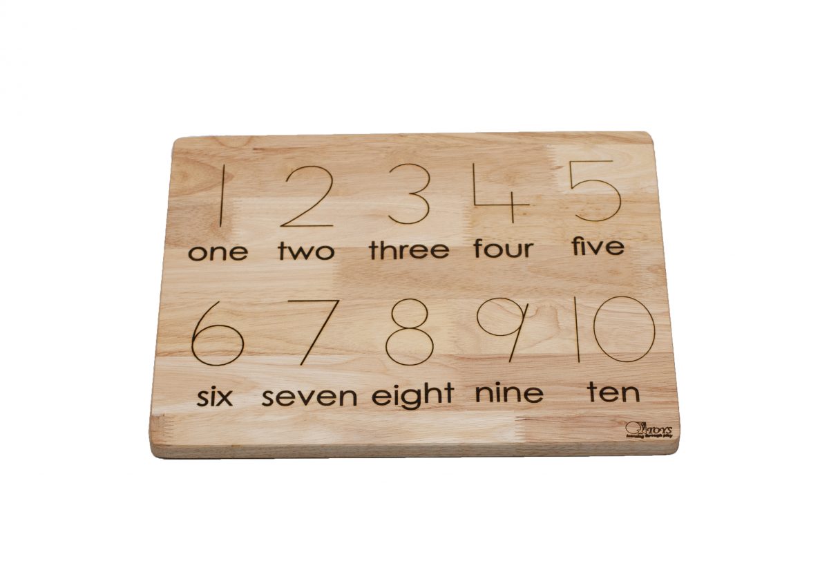 QToys Australia 2 sided number boad