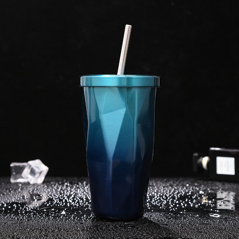 3D Geometric Stainless Tumbler