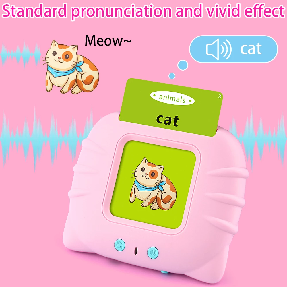 Kids Electronic Cognitive Cards Talking Cards Audio Books