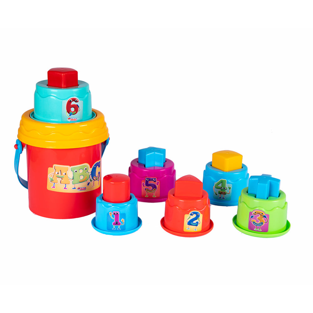 Dede Happy Towers Educational Toy Set , Educational, Colorful, 12