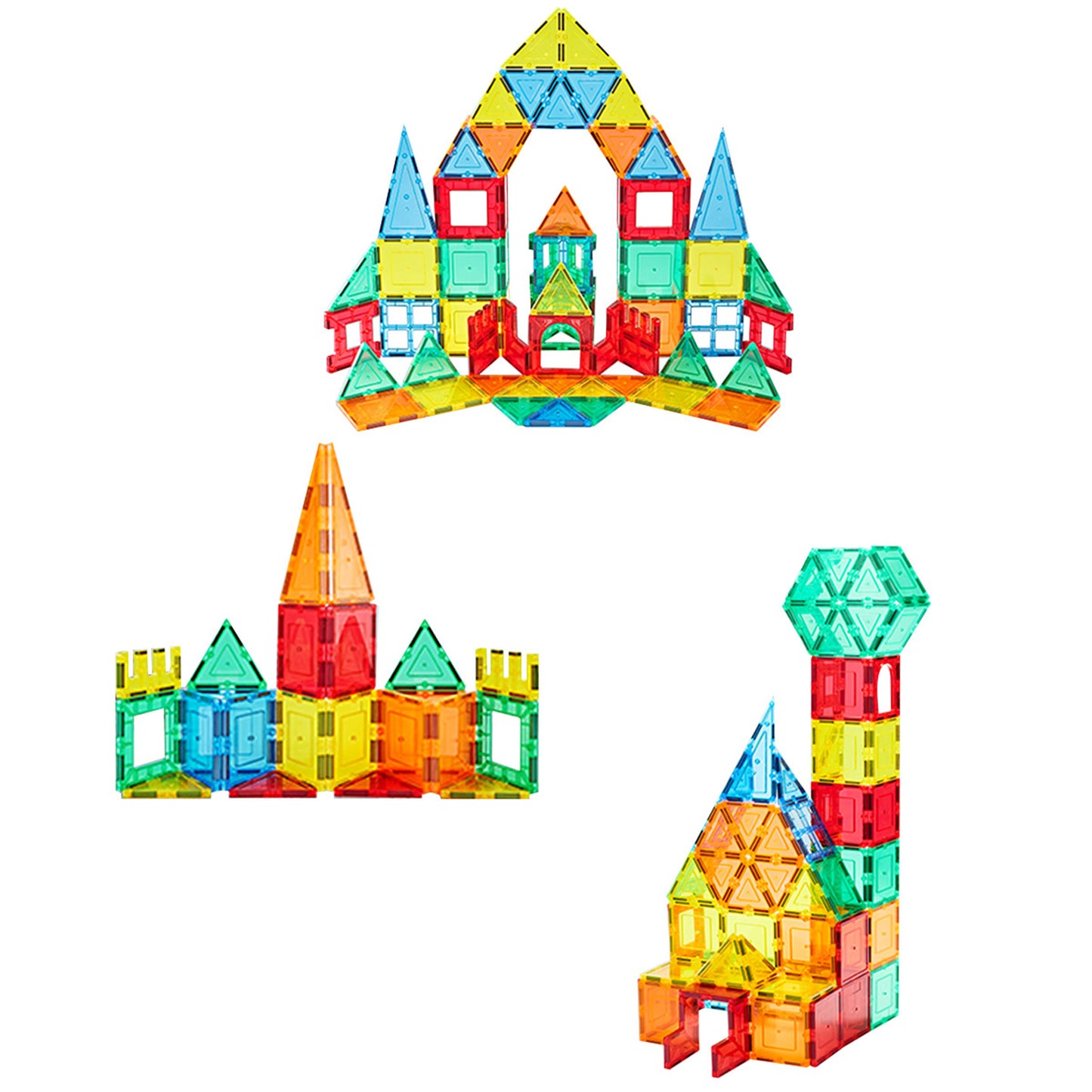 Zunammy 60 Piece Magnetic Tiles Set