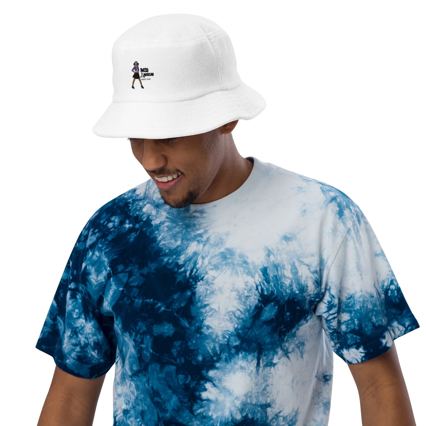 Terry cloth bucket hat